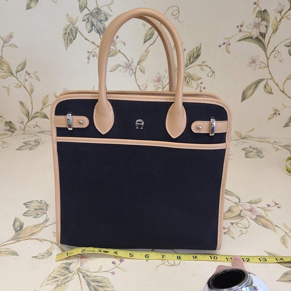 Etienne Aigner Bags Etienne Aigner Canvas And Leather Square Bag